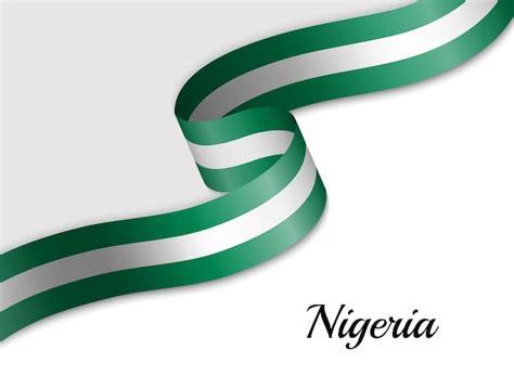 nigeria flag ribbon png